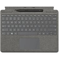 Microsoft Surface  Pro X/Pro 8/Pro 9 Signature Keyboard + Pen Platinum CZ/SK - Keyboard
