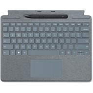 Microsoft Surface  Pro X/Pro 8/Pro 9 Signature Keyboard + Pen Ice Blue CZ/SK - Keyboard