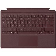 Microsoft Surface Pro Typ Abdeckung Burgund - Tastatur