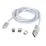 MCX 014 silver + EVA case - Data Cable