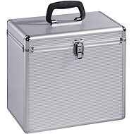 HAMA Case for 50 records (vinyl/LP), aluminium, silver - LP Box