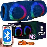 Hurt. Dexxer Wireless bluetooth RGB speaker - M3 blue - Bluetooth Speaker