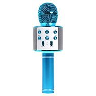 Alum Bezdrôtový karaoke mikrofón WS 858 – Modrý - Detský mikrofón