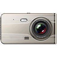 Hurtel Full HD G-sensor LCD car video recorder with reversing camera, beige - Dash Cam