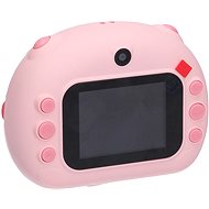 Wiky Kids digital camera with printer pink - 12 Mpx photo, Full HD video - Children's Camera