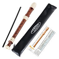 Classic Cantabile Stellina Soprano Flute, brown - Recorder Flute