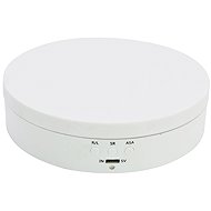 Colektio Electric Rotating Stand for Batteries, White - Camera Accessory