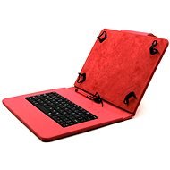 C-TECH PROTECT NUTKC-01 červené - Puzdro na tablet s klávesnicou