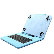 C-TECH PROTECT NUTKC-01 kék - Tablet tok billentyűzettel