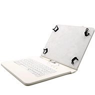 C-TECH PROTECT NUTKC-04 biele - Puzdro na tablet s klávesnicou