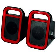OMEGA Frime 2.0, 6W, black and red - Speakers
