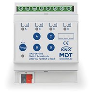 MDT Technologies AMI 4x switching actuator, 4M, 16/20A, 230VAC, industry, 200µF, measurement - Switching Relay