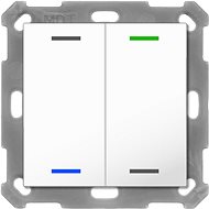 MDT Technologies KNX 2-button 55x55 mm, RGBW LED, white - Controller