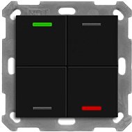 MDT Technologies KNX 4-button 55x55 mm, RGBW LED, matte black - Controller