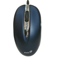 Myš Genius NetScroll+ Mini Traveler USB modrá (polar-light blue), přenosná optická - Mouse