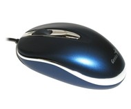 Myš Genius NetScroll+ Mini Traveler modrá (polar-light blue) přenosná optická, 800dpi, PS/2 + USB - Mouse