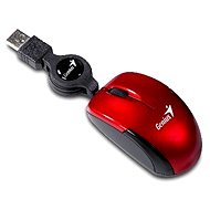 Notebook mouse Genius micro Traveler red - Mouse