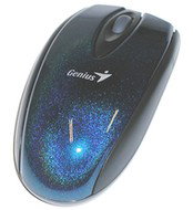 Myš Genius Wireless Mini Navigator modrá (blue) optická, 800dpi, výměnné kryty, USB - Mouse