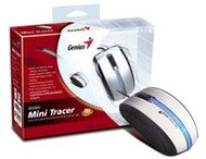 Myš Genius Mini Traveler 700 metalická (metallic) optická, PS/2 + USB - Mouse