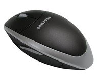 Myš Samsung Wireless Optical OMW4CL - černo-stříbrná bezdrátová optická myš, USB+PS/2 - Mouse