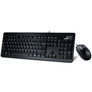Genius SlimStar C130 CZ + SK čierna - Set klávesnice a myši