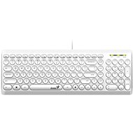 Genius Slimstar Q200 white - CZ/SK - Keyboard