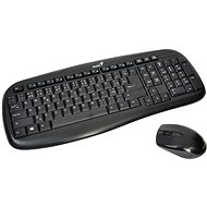 Genius KB-8000 CZ+SK Black - Keyboard and Mouse Set