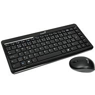 Genius Luxemate I8150 + CZ SK schwarz - Tastatur/Maus-Set