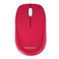 Microsoft Compact Optical Mouse 500 Pomegranate Red - Mouse