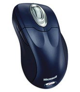 Myš Microsoft Wireless IntelliMouse Explorer - metal. modrá, bezdrátová optická - Mouse