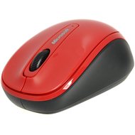 Microsoft Wireless Mobile Mouse 3500 Hibiscus Red - Mouse