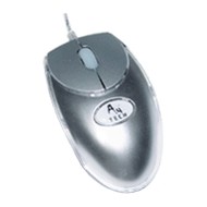 Myš A4tech MOP-18 mini stříbrná (silver) optická, PS/2 + USB - Mouse