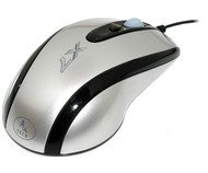 Myš A4tech X710 optická stříbrná (silver), 1000dpi, PS/2 + USB - Mouse