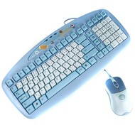 A4tech KBS-6000B modrá - Keyboard and Mouse Set