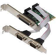 EVOLVEO Serial RS232 & LPT PCIe, Expansion Card - Expansion Card