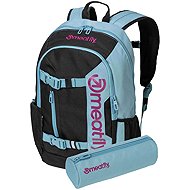 Meatfly Basejumper 22l, Aqua/Pink - School Set