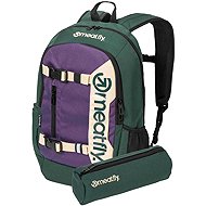 Meatfly Basejumper 22 l, Botanical/Purple - School Set