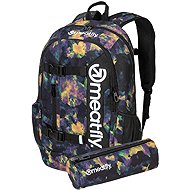 Meatfly Basejumper 22 l, Dark Aquarel - School Set