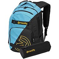 Meatfly Exile 24 l, Sky Blue/Yellow - School Set