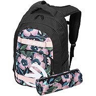 Meatfly Exile 24 l, Pink Flowers - School Set
