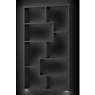 Meblocross Regál Uskon Ii, Černá - Shelving Unit