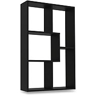 Meblocross Regál Uskon I, Černá - Shelving Unit