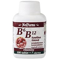B6 B12 + Folic Acid - 107 Tablets - Vitamin B