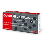 Carbo Medicinalis Sanova 20 Tablets - Dietary Supplement