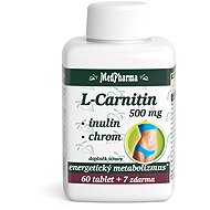 MedPharma L-Carnitine 500 mg + inulin + chromium 67 tablets - Dietary Supplement