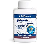 Calcium 600mg + Vitamin D - Liquid - 67 Capsules - Calcium