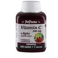 Vitamín C 500 mg so šípkami, predl. účinok – 107 tbl. - Vitamín C