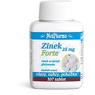 MedPharma Zinc 25 mg Forte 107 tbl. - Zinc