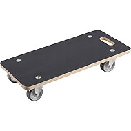 METAFRANC Transport trolley 590 × 290 mm, anti-glare. plywood/PU, max. load capacity 200 kg - Transport Cart