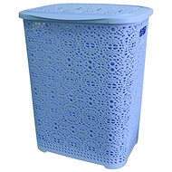 Mega Plast, MONAKO laundry basket, 57 × 45 × 38 cm, light blue - Laundry Basket